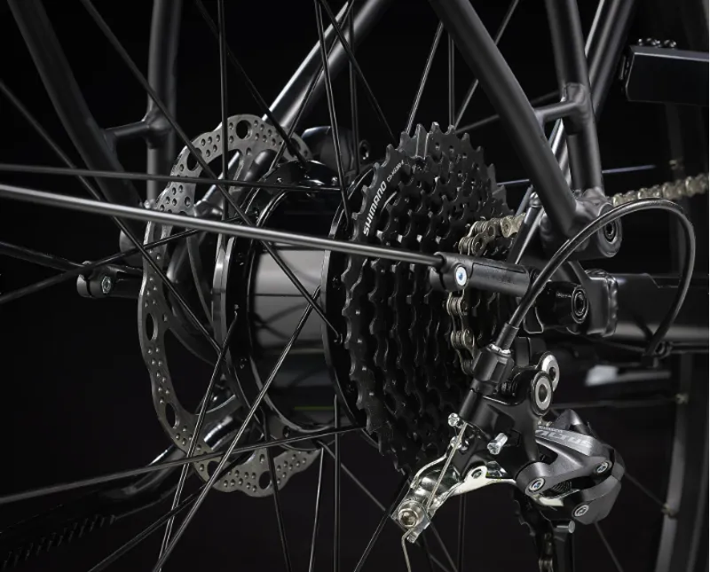 Trek Fx+ 2 Stagger Electric Hybrid Bike 2025 in Satin Black-3